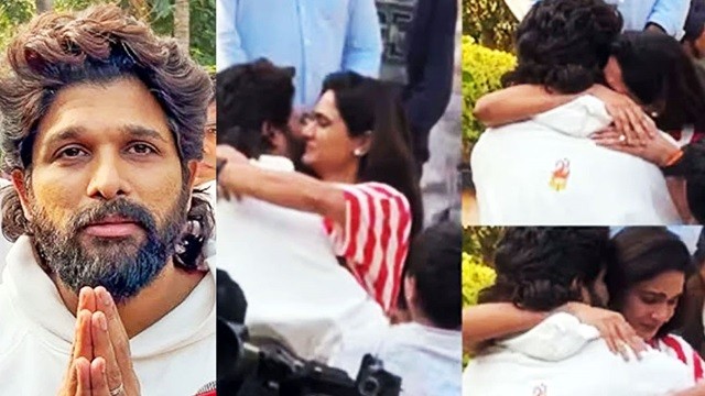 জেল থেকে বের হয়েই স্ত্রীর কান্না থামালেন আল্লু অর্জুন