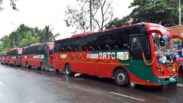 গাজীপুর-গুলিস্তান রুটে বিআরটিসির এসি বাস চলাচল শুরু রোববার