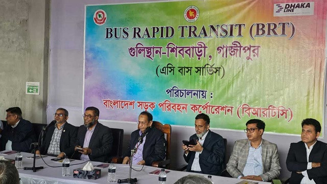 গাজীপুর-বিমানবন্দর সড়কে বিআরটি প্রকল্পে বাস চালু ১৬ ডিসেম্বর