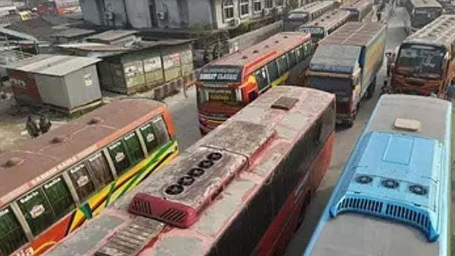 ঢাকা-চট্টগ্রাম মহাসড়কে ৭ কিলোমিটার যানজট