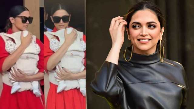 মেয়েকে কোলে নিয়ে প্রকাশ্যে এলেন দীপিকা