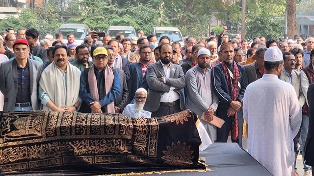 জাতীয় প্রেস ক্লাবে কবি হেলাল হাফিজের ২য় জানাজা সম্পন্ন