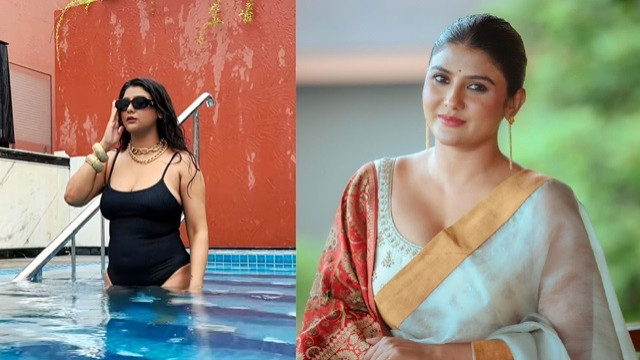 পুলের জলে খোলামেলা অবতারে পার্নো মিত্র