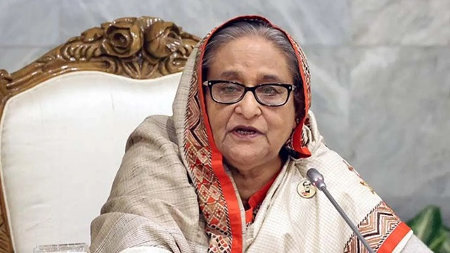 হাসিনার বক্তব্য প্রচারে নিষেধাজ্ঞা চেয়ে ট্রাইব্যুনালে আবেদন